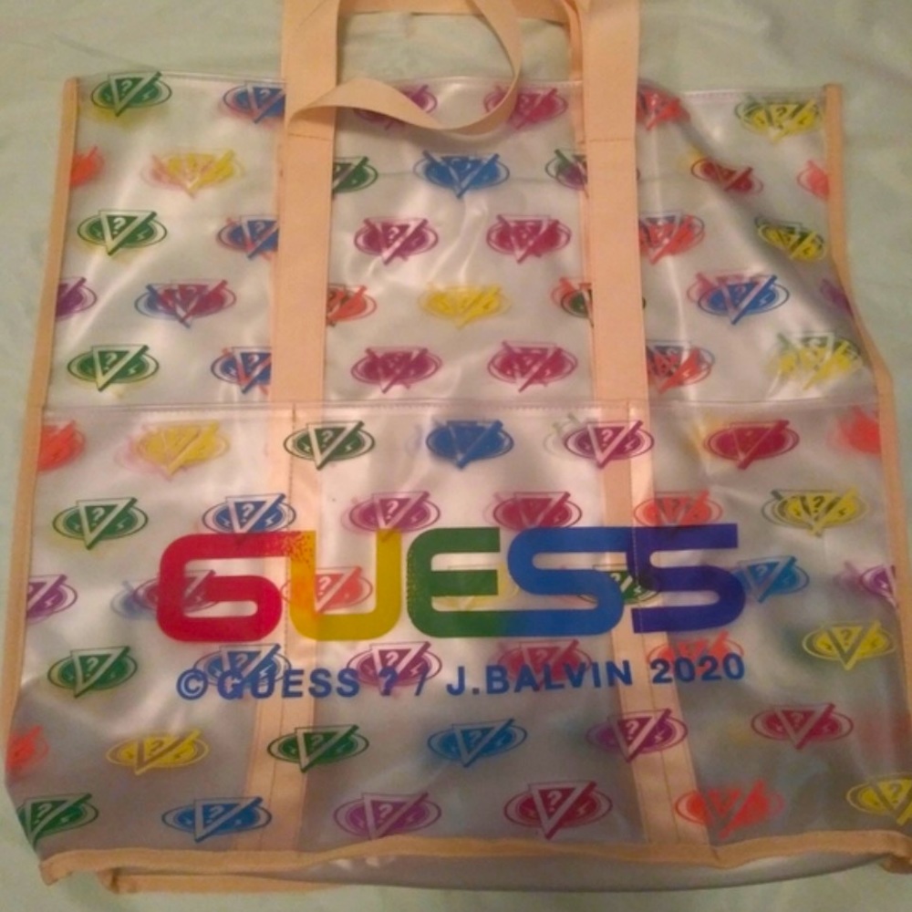 Guess x J Balvin tote